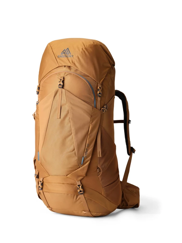 Gregory Trailflex - Stout 70 - Backpacking Backpack, 80 cm, 70 L, 1.71 KG, Backpacking Pack with Adjustable Fit for Men, Hydration Compatible, Rain Cover Included, Brown (Sandstone)