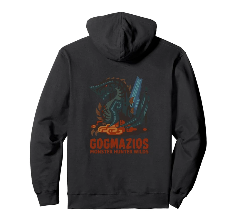 Monster Hunter Wilds Gogmazios Icon BP Pullover Hoodie