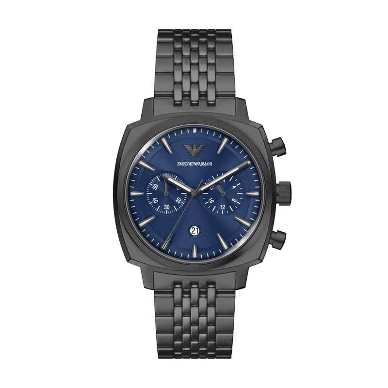 Emporio Armani AR11726 Men's 40mm Gun-Metal Stainless Steel Watch