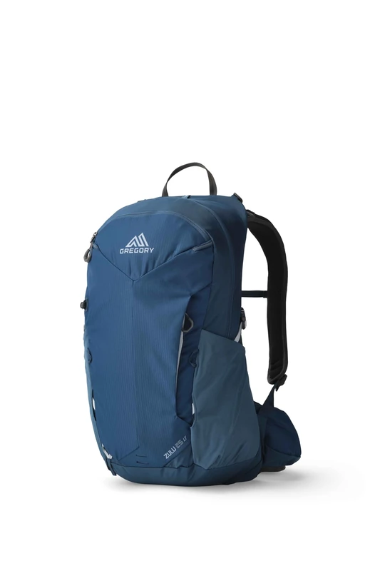 Gregory Vaporspan - Zulu LT 25 - Men's Day Hiking Backpack, 55 cm, 25L, 1.06 KG, Lightweight Ventilated Backpanel, Adjustable Hipbelt, Hydration Compatible, Raincover Included, Blue (Starlight Blue)