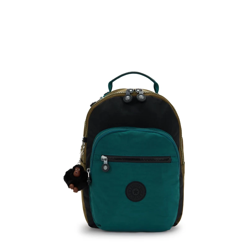 Kipling SEOUL S Small Backpack, Black Khaki Bl