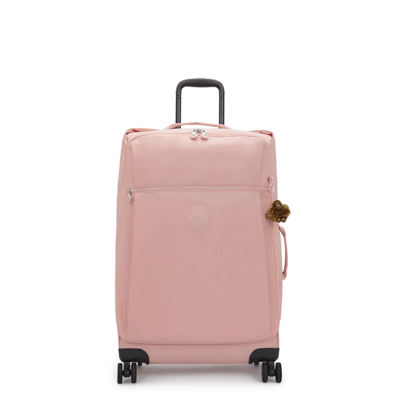 Kipling Darcey UP M Suitcase with Wheels, Upright, Memory Pink