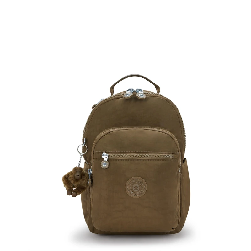 Kipling SEOUL S Small Backpack, Smooth Khaki