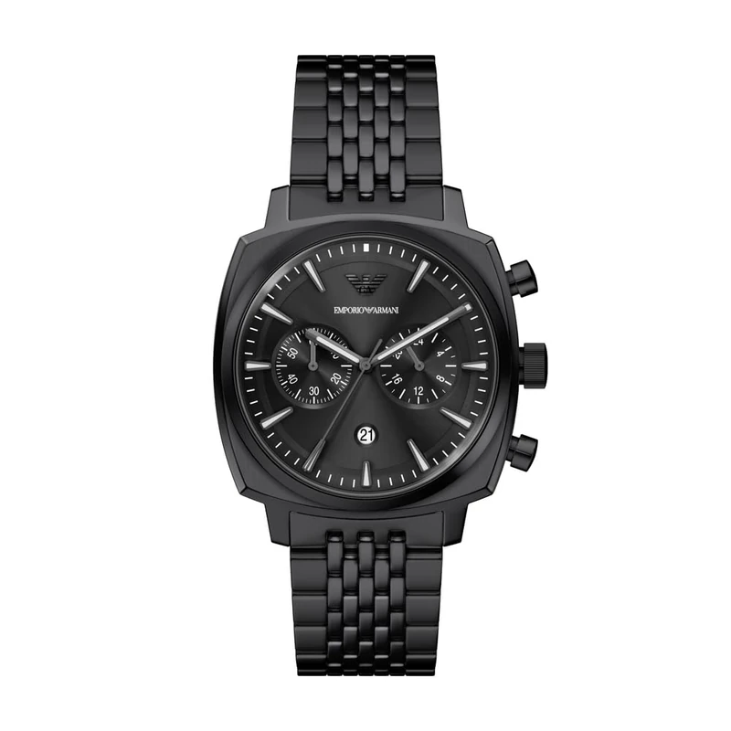 Emporio Armani AR11727 Men's 40mm Black Stainless Steel Watch
