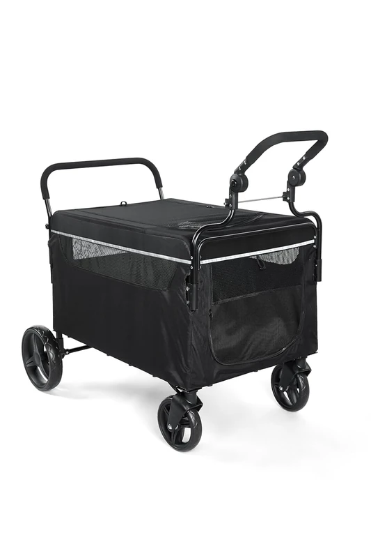 GarveeLife 2-in-1 Dog Pushchair - Foldable Pet Stroller 50kg