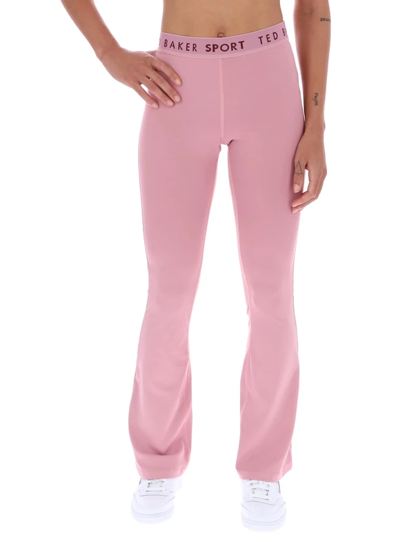 Ted Baker Sport Women's Christine Essentials Flare Leggings, Pink, Medium