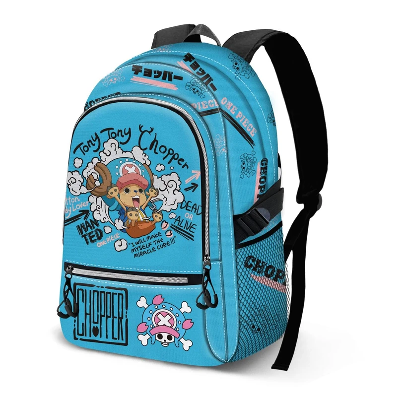 One Piece Chopper-Fight Backpack 3.0, Blue 31 x 41 cm, Capacity 22 L
