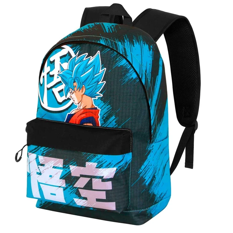Karactermania Dragon Ball Saiyajin Blue-HS FAN Backpack 3.0, Turquoise 31 x 41 cm, Capacity 22 L