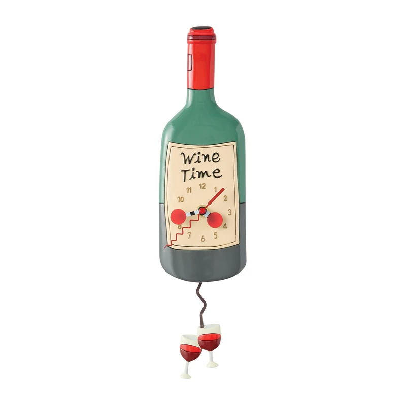 Time for Wine Wall Clock by Allen Designs