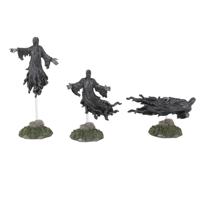 Harry Potter Village by D56 Dementors Set Of 3 Figurine