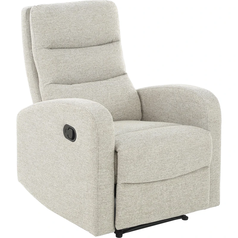 Rena Recliner with Manuel Function Natural Linen Look - Image 1