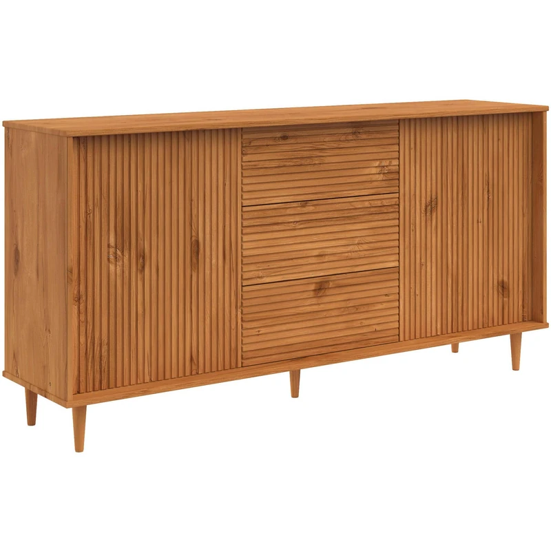 Jerzy Sideboard 160 cm with 2 doors 3 Drawers in Stain Wax