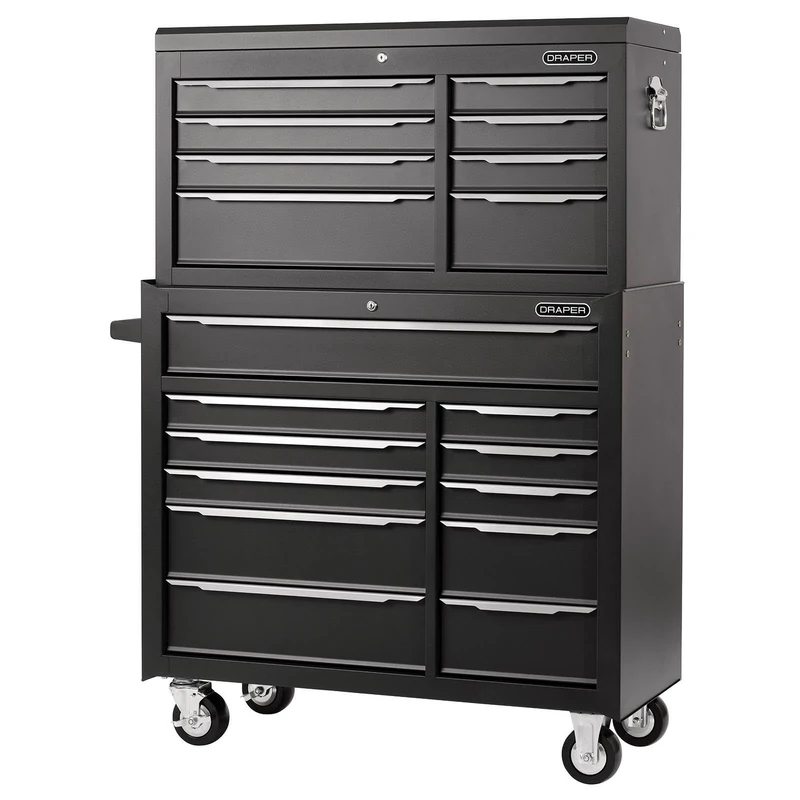 Draper 29357 Combined Roller Cabinet and Tool Chest, 19 Drawer, 40"