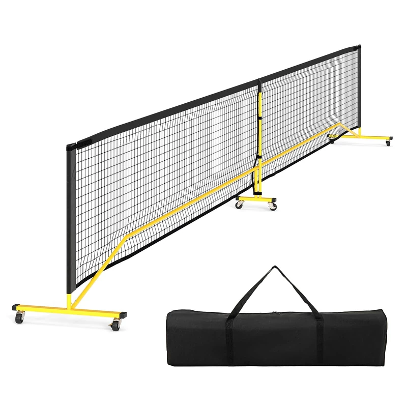 GYMAX 22FT Portable Pickleball Net, Pickle Ball Net System