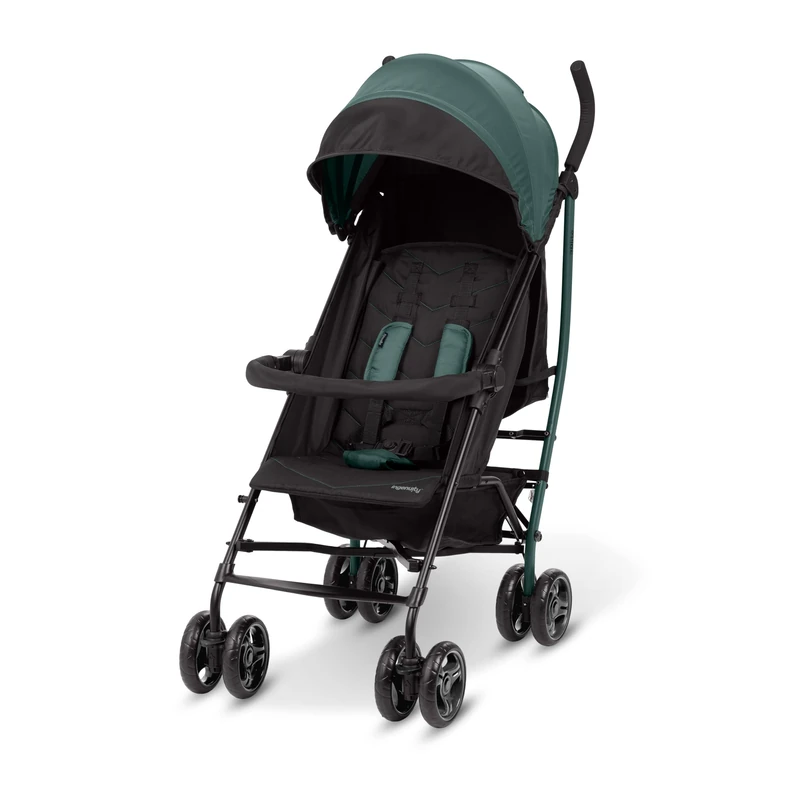Ingenuity 3Dlite Jewel Convenience Pushchair – Lightweight Folding Pushchair with Car Seat Compatibility, Extra-Large Canopy & Storage