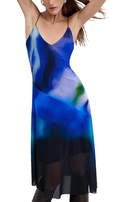 Desigual Women's Blue Dress XL