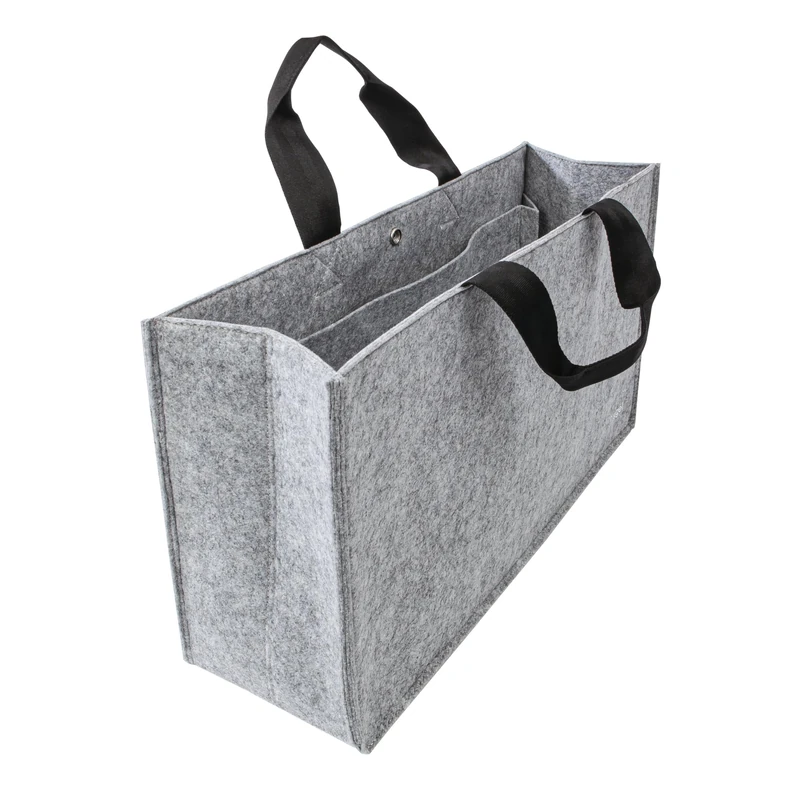SIGEL BA431 Desk-Sharing Bag Basic L - Synthetic Felt - Light Grey - 50 x 28 x 15 cm