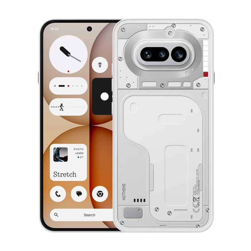Nothing Phone (4a) - 50 MP Triple Camera with Up To 70X ultra Zoom, Transparent Design Smartphone, Long Lasting Battery and 50W Fast Charge, 120Hz AMOLED Display and Glyph Bar, 8GB + 256GB - White