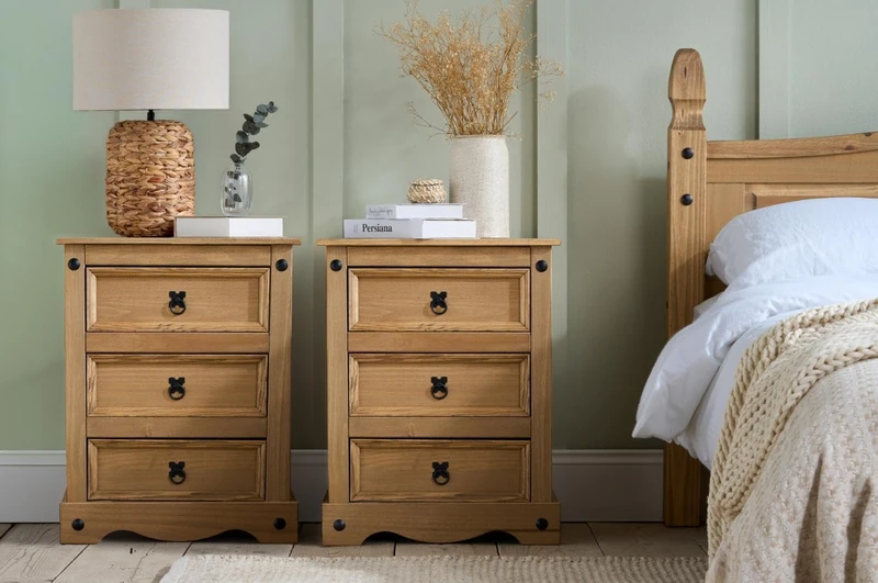 Birlea Corona 3 Drawer Pair Of Bedsides Bundle