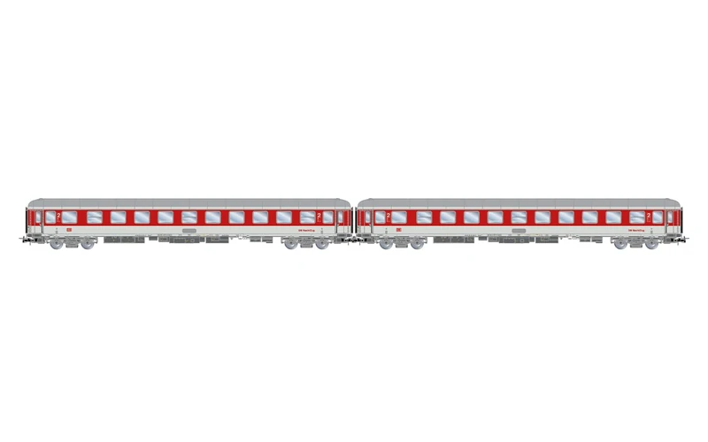 Rivarossi HR4416 DB Nachtzug, 2-unit pack couchettes Bvcmz248, white red/livery, ep. V Rolling Stock - Coaches