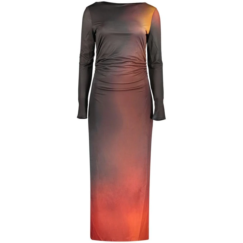 Desigual Women's Black Midi Dress XL - Boat Neckline