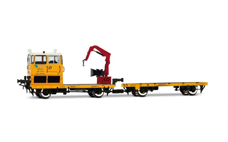 Electrotren HE2010D RENFE "MIT", maintenance vehicle KLV 53, yellow livery, ep. V, with DCC decoder Locomotive - Diesel