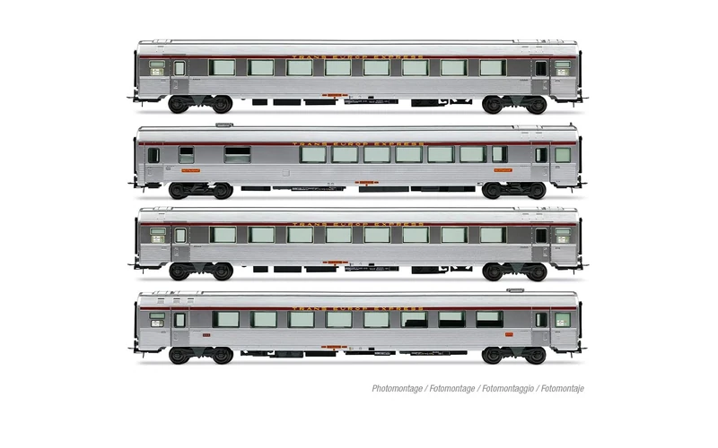 Jouef HJ4205 SNCF, 4-unit set TEE "Jules Verne", ep. IV Rolling Stock - Coaches