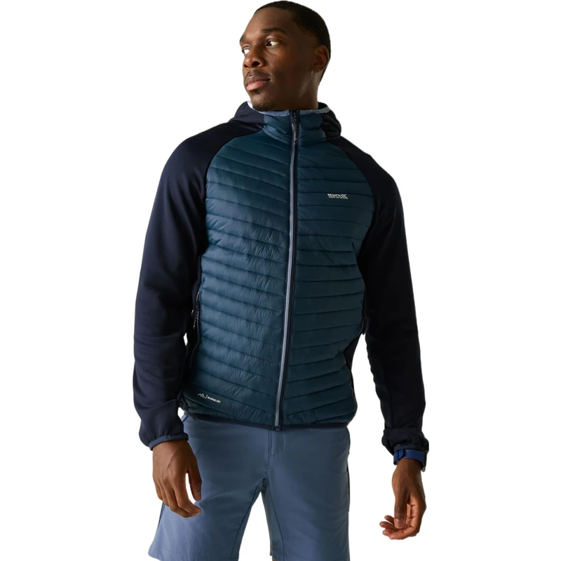 Regatta Mens Andreson Hybrid Quilted Jacket Water Repellent Insulated Walking Coat