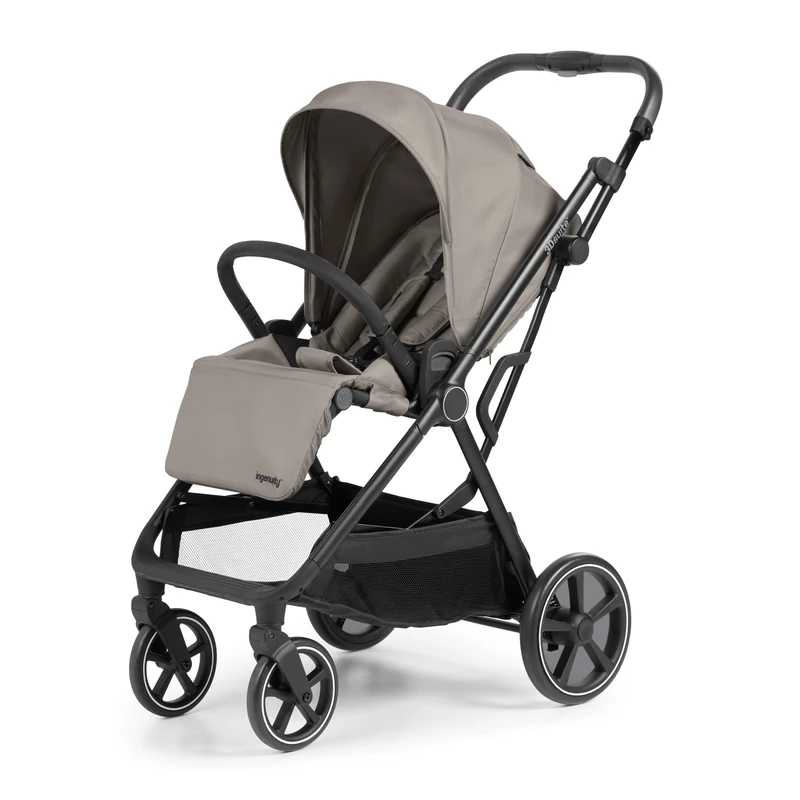 Ingenuity 3DSuite Modular Pushchair, One-Handed Fold, Reversible Seat, Car Seat Compatible, Extra-Large Shopping Basket, Compatible with Carry Cot & Accessories