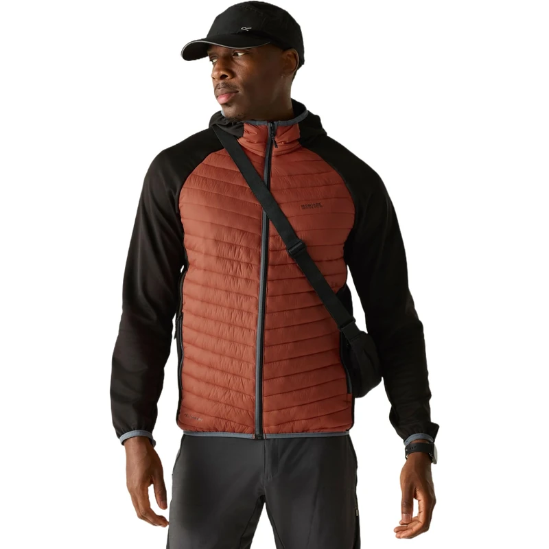Regatta Mens Andreson Hybrid Quilted Jacket Water Repellent Insulated Walking Coat