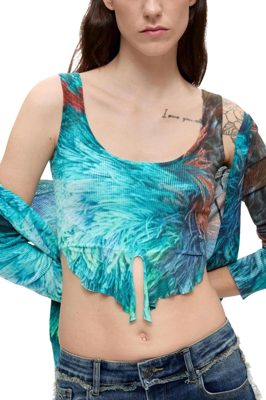 Desigual Jers_Wooly_Lacroix Sweatshirt Women, blue, M - Image 1