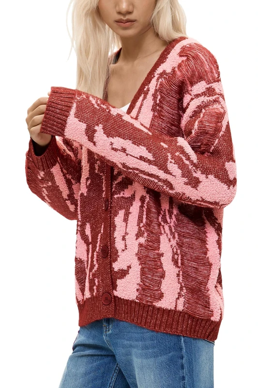 Desigual Jers_jakee Sweatshirt Women, red, S