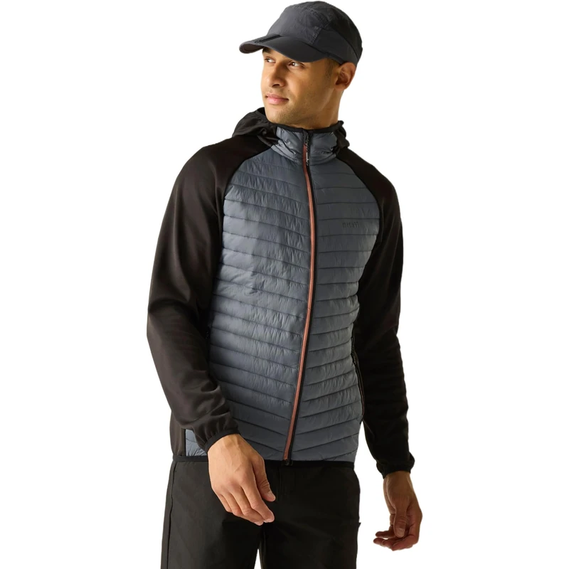 Regatta Mens Andreson Hybrid Quilted Jacket Water Repellent Insulated Walking Coat