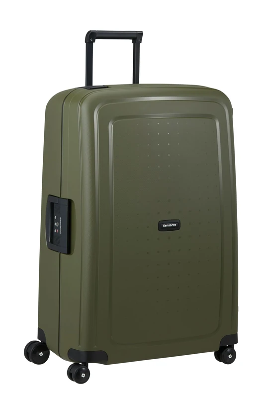 Samsonite S'Cure Spinner L Suitcase - 75cm, 102L, Green