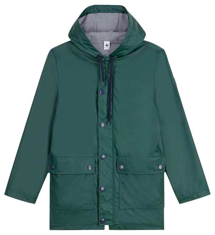Petit Bateau Raincoat Iconic Women's/Men, L, Tree