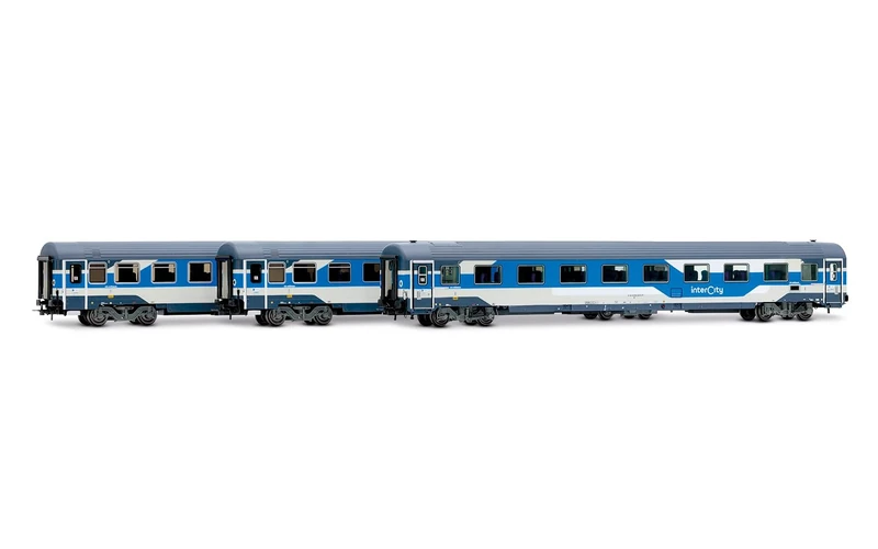 Rivarossi HR4407 FS, 3-unit pack, 1 x Gran Confort + 2 x Z1 coaches rebuilt, new Intercity livery, ep. VI Rolling Stock - Coaches