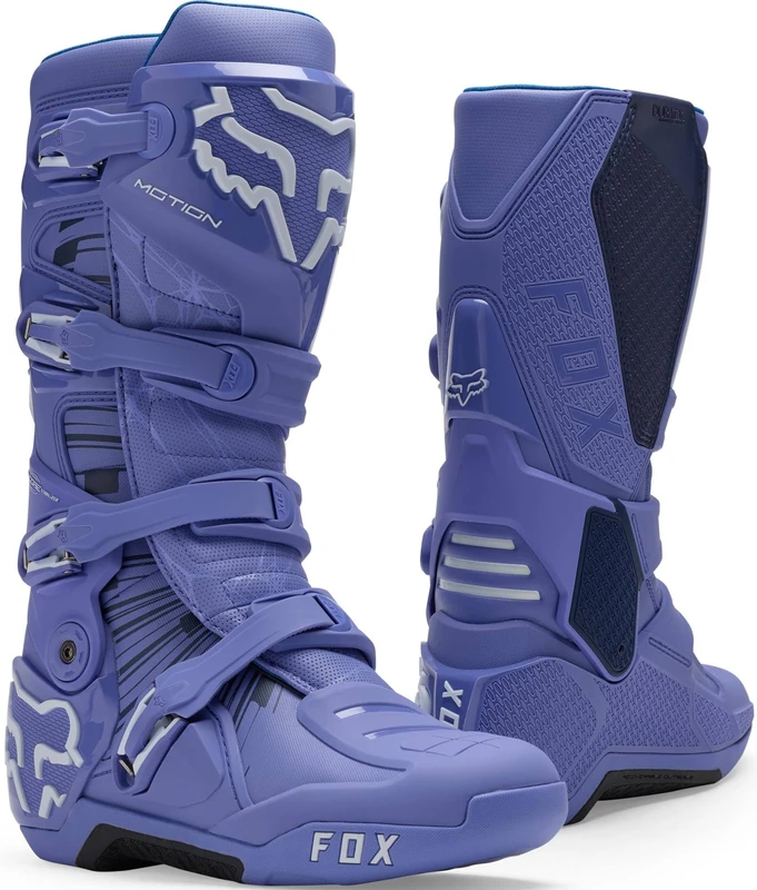 FOX MOTION DIFFUSE SE PURPLE DOVE MOTORCYCLE BOOTS 12