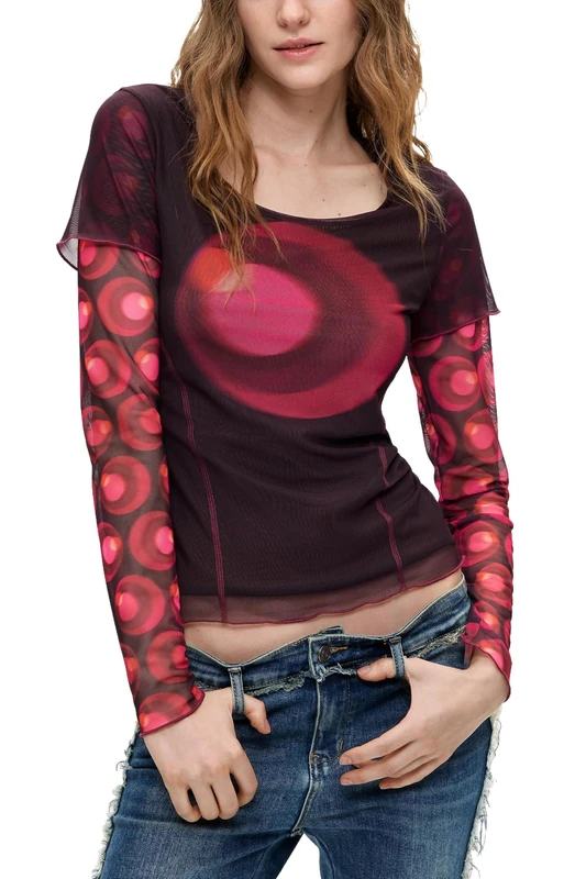 Desigual TS_Lucca T-Shirt Women, red, S