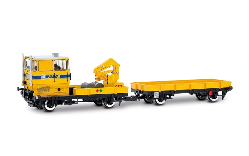 Rivarossi HR2925D DBG, maintenance vehicle KLV 53, yellow/blue livery, ep. V-VI, with DCC Decoder Locomotive - Diesel