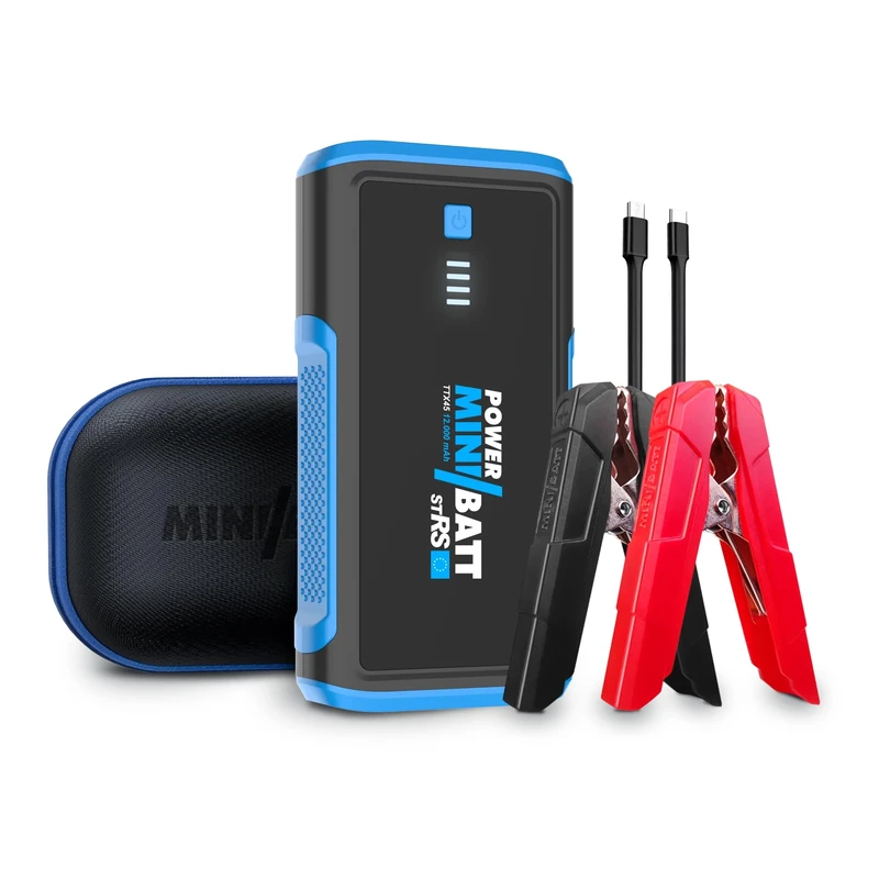 Minibatt TT45 STR 12,000 mAh Battery Starter for Cars and Motorcycles Petrol and Diesel up to 3,500 CC