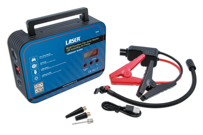 Laser 9344 Multi-Function Car Jump Starter 12V including Air Pump