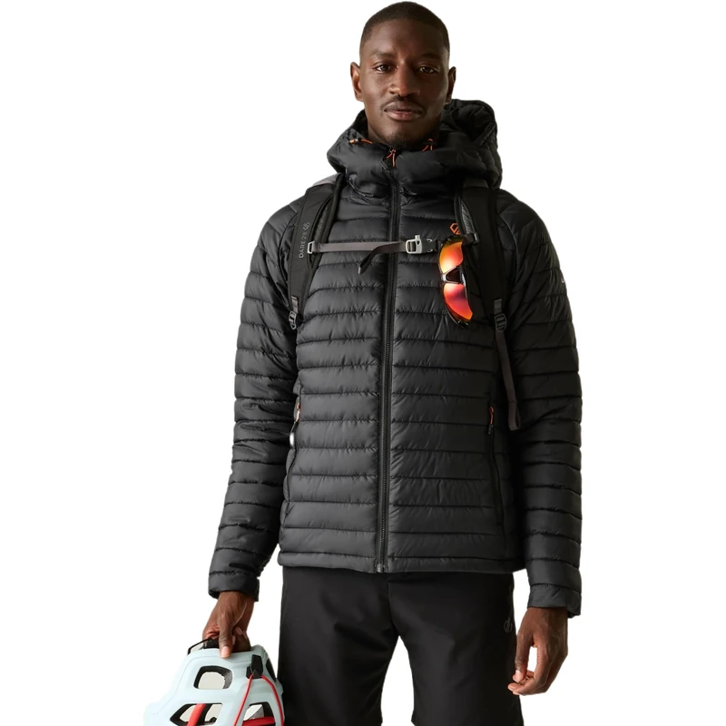 Dare 2b Men's Air Lite Hiking Jacket, Water Repellent Windproof Padded Walking Coat