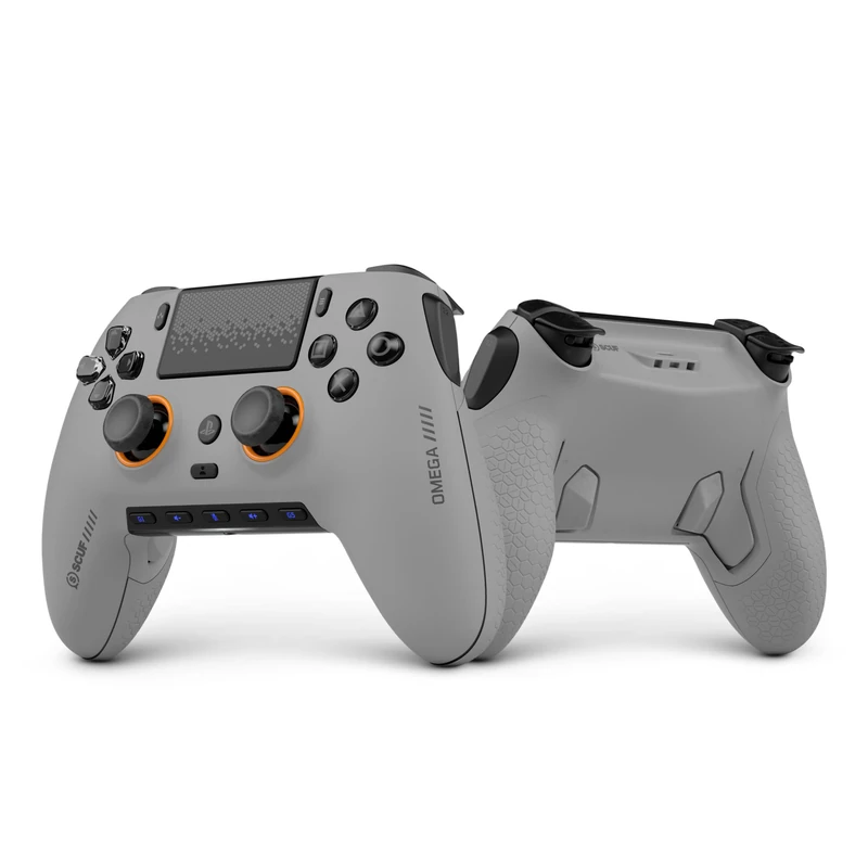 SCUF OMEGA PS5 Wireless Performance Controller – Officially Licensed, 11 Custom Inputs, Instant Triggers, Low Latency, TMR Durable Thumbsticks – Windows PC Compatible – Light Grey