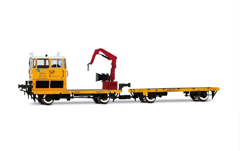 Electrotren HE2010 RENFE "MIT", maintenance vehicle KLV 53, yellow livery, ep. V Locomotive - Diesel
