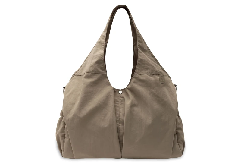 Jollein Changing Bag - Urban - Earthy - Modern Changing Bag in Natural Tone - Water Repellent & Easy to Clean - With Shoulder Strap & Changing Mat - 40x20x25cm - Image 1