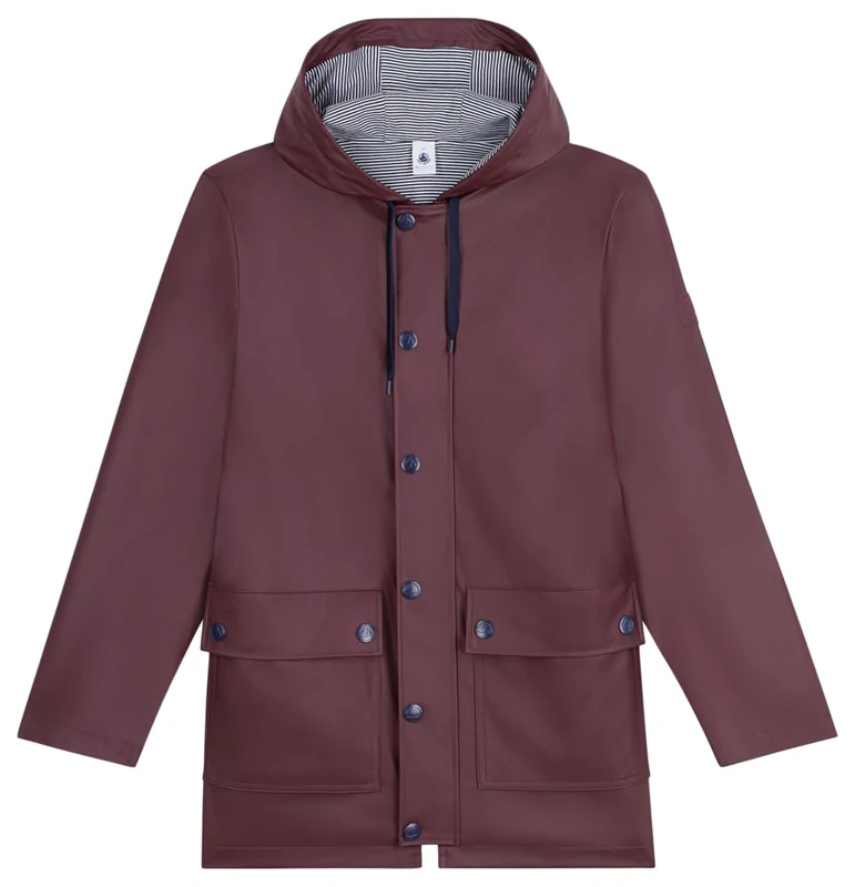 Petit Bateau Raincoat Iconic Women's/Men, L, Truffle