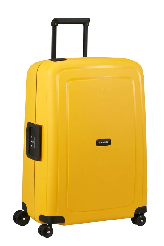 Samsonite S'Cure - Spinner M, Suitcase, M (69 cm), 79 L, Yellow (Citrus)