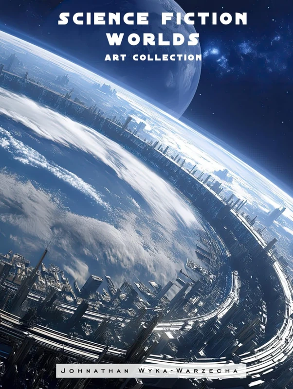 Science Fiction Worlds Art Collection: Hardcover Coffee Table Book | Full 2-Page Beautiful Color Pictures (Fashion and Artistic Style Coffee Table Book Series) - Image 1