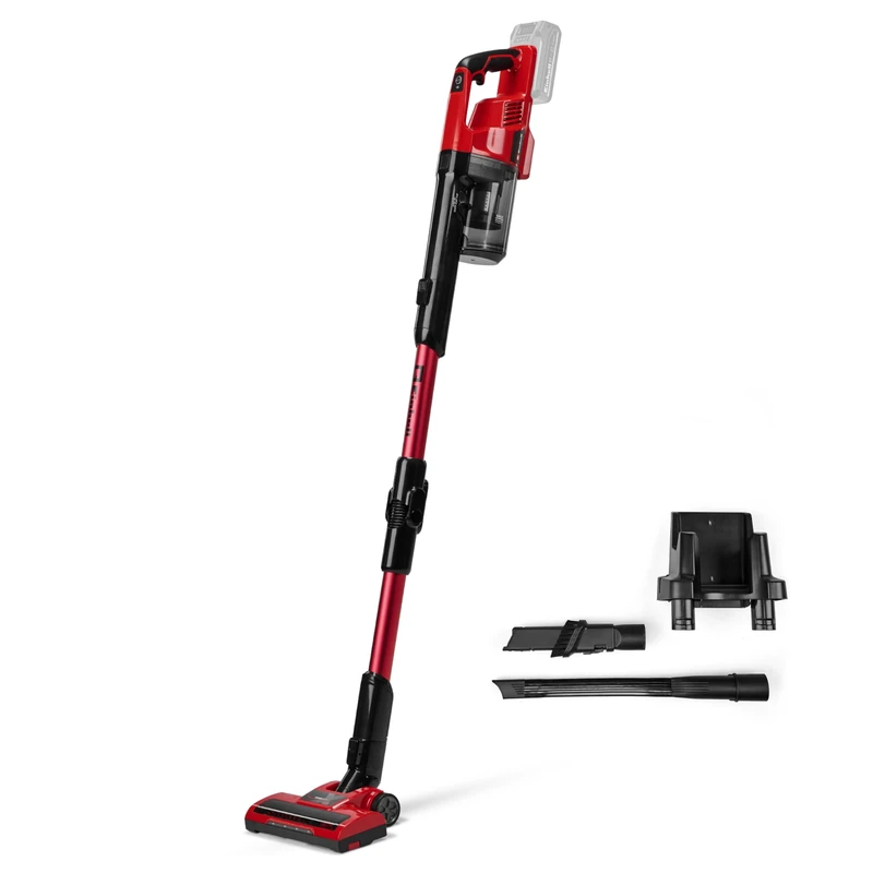 Einhell cordless shaft vacuum cleaner TE-SV 18 Li-FLX-Solo PXC (18V, bagless, cyclone technology, 2 suction modes, straws with knee joint, 3-double filter system, without battery)