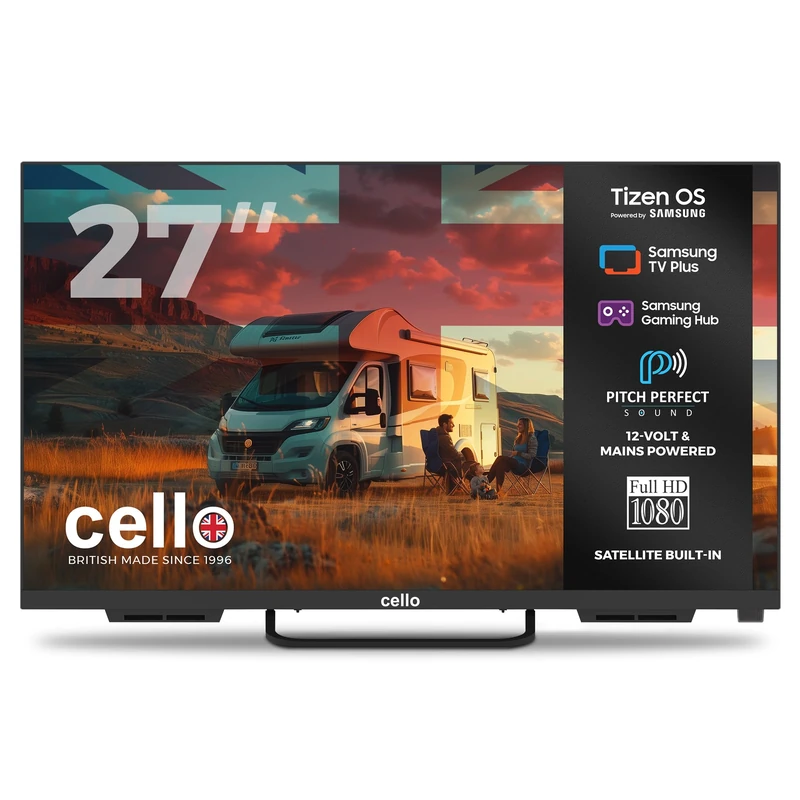 Cello CTRAV-27TZ 27 inch Smart 12V Tizen OS Traveller TV